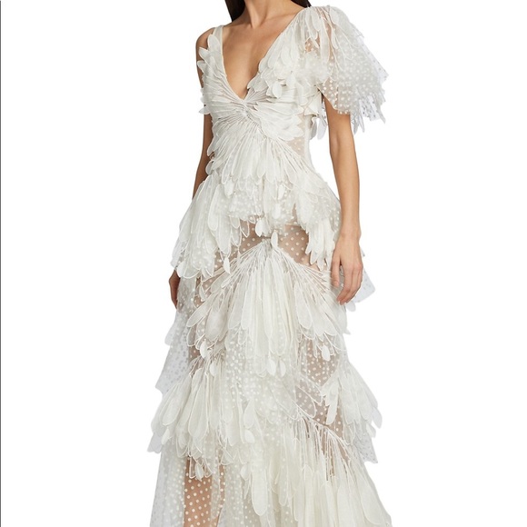 Dresses Zimmermann Rhythmic Fluted Gown Aus Size 3 Poshmark